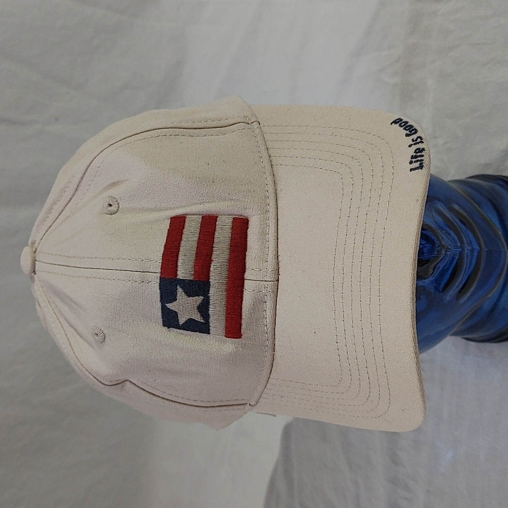 Life Is Good Flag Hat